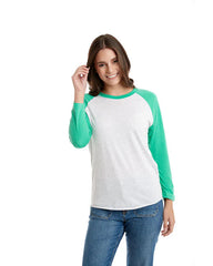 Unisex 3/4-Sleeve Triblend Raglan