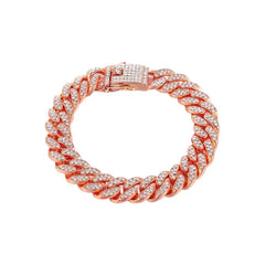 Cuban Dog Chain With Rhinestone