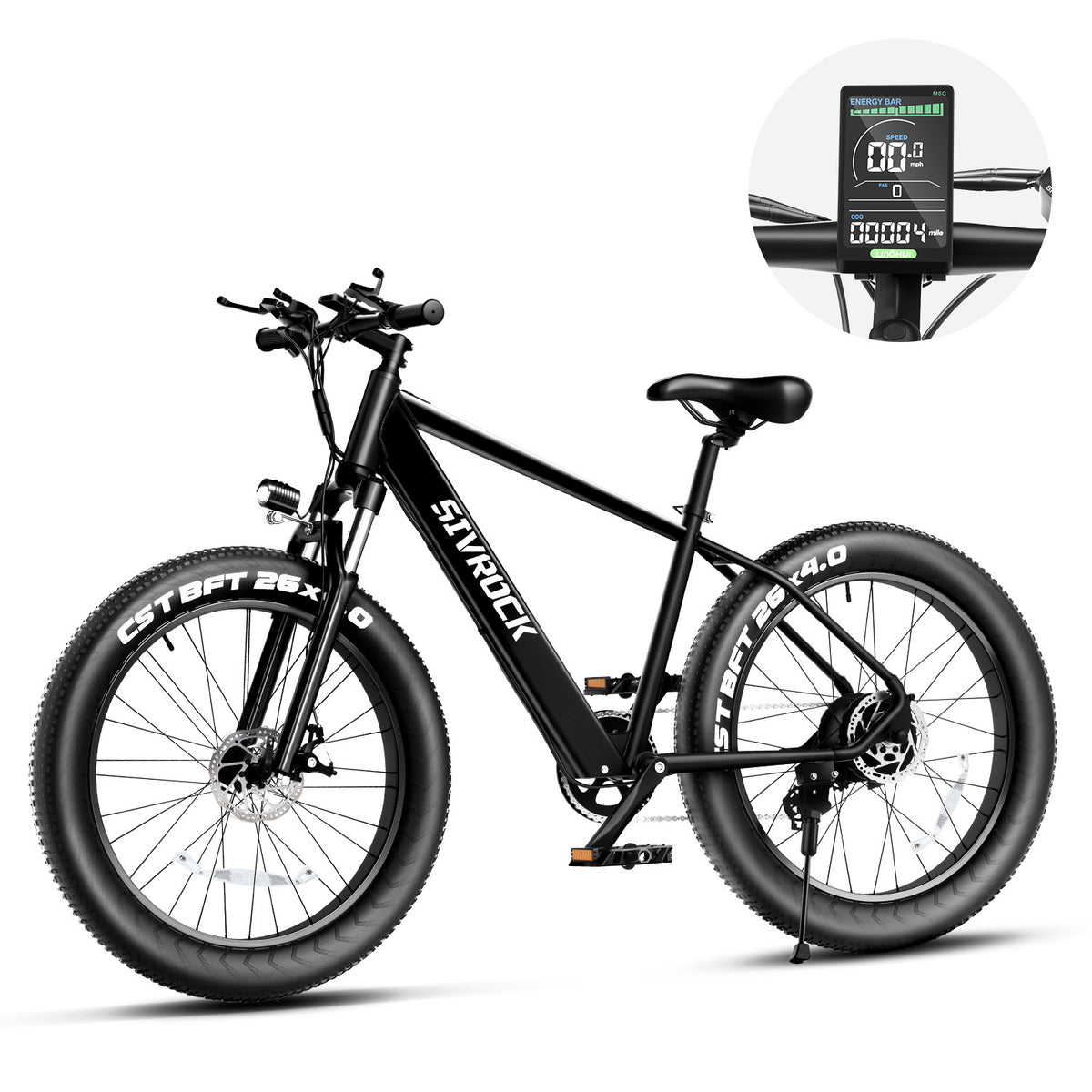 Professional Electric Bike For Adults, 26 X 4.0 Inches Fat Tire Electric Mountain Bicycle UL And GCC Certified