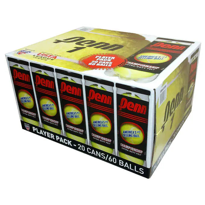 Penn Championship Tennis Balls, 20-pack