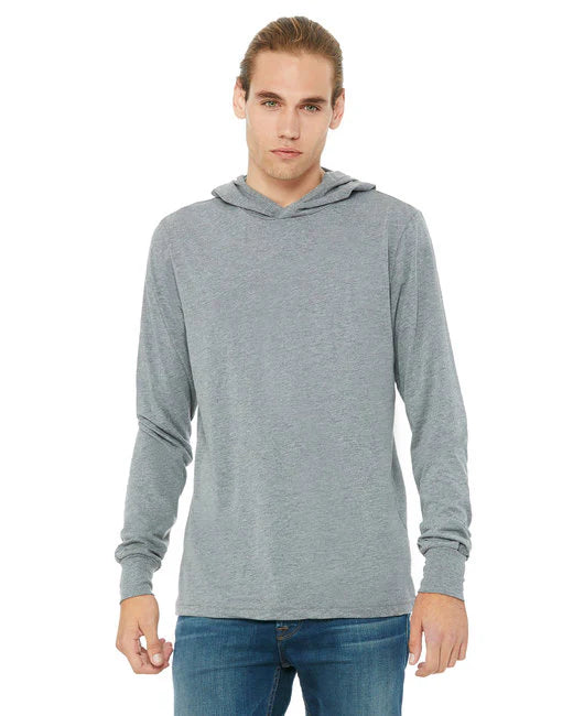 Unisex Long-Sleeve Jersey Hoodie