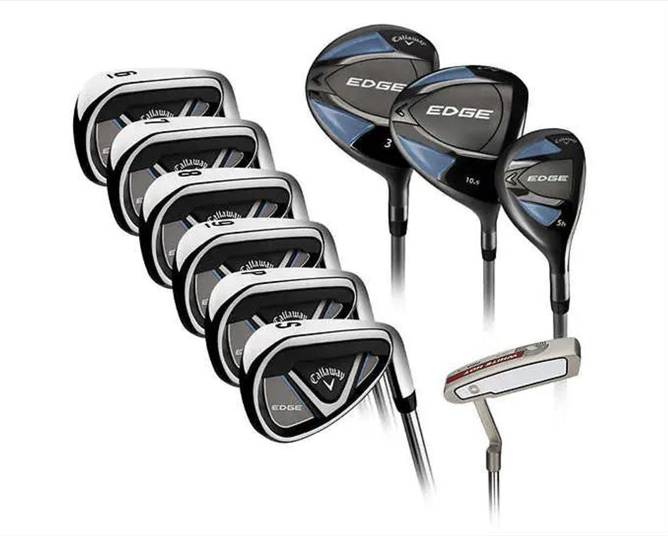 Callaway Edge 10-piece Golf Club Set, Right Handed - Regular Flex