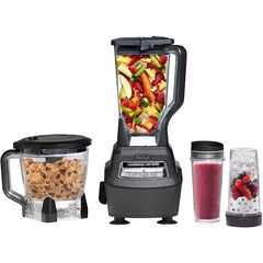 Ninja BL770 Mega Kitchen System, 1500W, 4 Functions for Smoothies, Processing,Dough, Drinks & More, with 72-oz.* Blender Pitcher